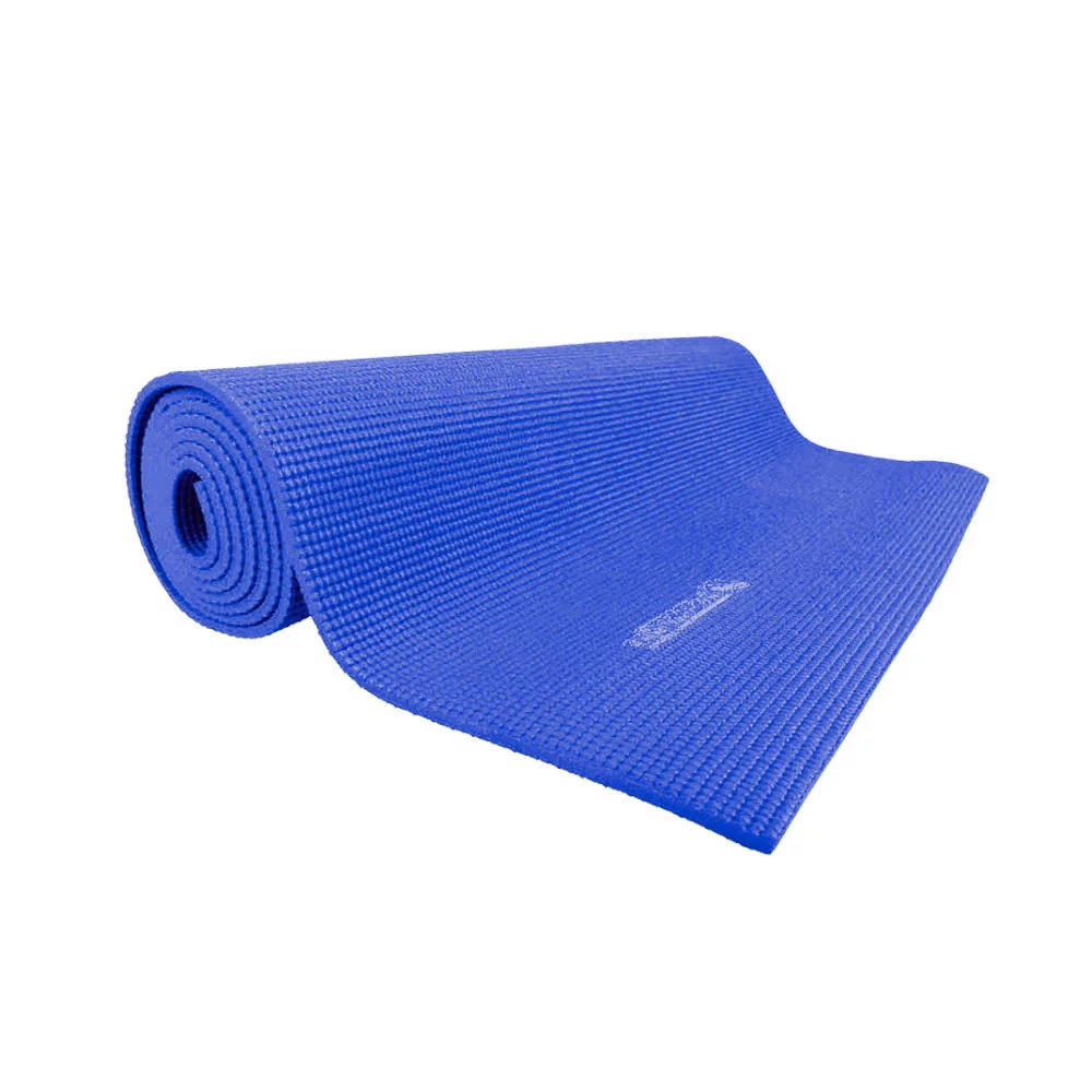 Insportline Mata do ćwiczeń JOGI Yoga 173x60x0,5 cm - Kolor Niebieski 2387-2