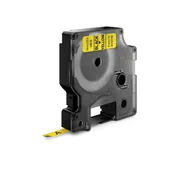 Drukarki kart i etykiet - Taśma czarny nadruk na żółtym 6mm x 7m DYMO S0720790 - miniaturka - grafika 1
