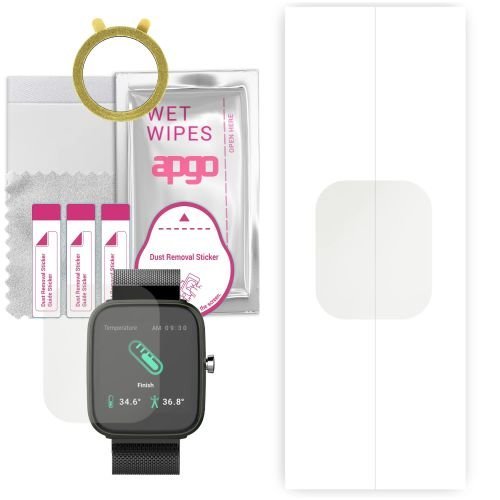 1x folia hydrożelowa MATOWA do Vector Smart VCTR-33 - apgo Smartwatch Hydrogel MATTE Protection Ochrona na ekran smartwatcha