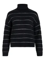 Swetry damskie - Vila Golf "Vizara" w kolorze czarnym - miniaturka - grafika 1