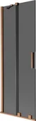Parawany nawannowe - Mexen Velar parawan nawannowy 2-skrzydłowy rozsuwany 70 x 150 cm, grafit, miedź szczotkowana - 896-070-000-41-65 - miniaturka - grafika 1