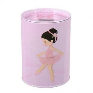 Skarbonka metalowa okrągła Balerina Starpak 536709 - Skarbonki - miniaturka - grafika 1