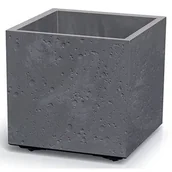 Donice - Donica PROSPERPLAST Sierra Square Beton Effect DSI400E Marengo - miniaturka - grafika 1