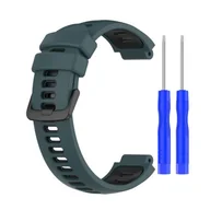 Akcesoria do pulsometrów i zegarków sportowych - SILIKONOWY PASEK DO GARMIN FORERUNNER 220/230/235/620/630/735XT - miniaturka - grafika 1