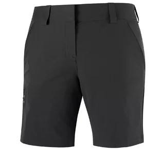 SALOMON Wayfarer Shorts W black 38 - Spodnie sportowe damskie - miniaturka - grafika 1