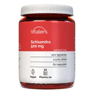 Witaminy i minerały - Vitaler's Schisandra, (Cytryniec chiński) 500 mg, 60 kaps. - miniaturka - grafika 1
