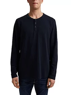 ESPRIT t-shirt męski 031ee2k317, 400/granatowy, M - Koszulki męskie - miniaturka - grafika 1