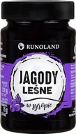 Konfitury, marmolady, powidła - Runoland Jagody leśne w syropie 230 g - miniaturka - grafika 1