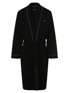 BOSS - Szlafrok męski  Kimono BM, czarny - Szlafroki męskie - miniaturka - grafika 1