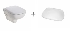 KOŁO L23100000 + L20112000 Zestaw miska Style 51cm + deska wolnoopadająca - Miski WC - miniaturka - grafika 1