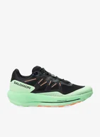 Buty sportowe damskie - Buty trailowe damskie Salomon Pulsar Trail - black/green - miniaturka - grafika 1