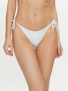 Guess Dół od bikini E4GO06 KC5Z0 Biały - Stroje kąpielowe - miniaturka - grafika 1