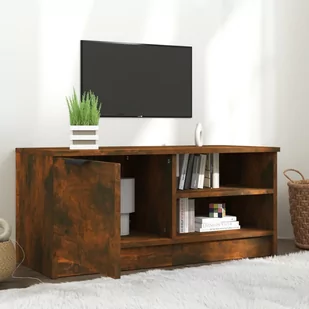 Lumarko Szafka pod telewizor, przydymiony dąb, 80x35x36,5 cm - Szafki RTV - miniaturka - grafika 4