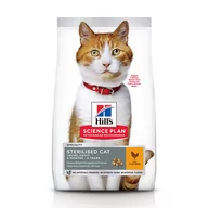 Sucha karma dla kotów - Hill's Science Plan 8 + 2 kg gratis! Science Plan, sucha karma dla kota, 10 kg - Young Adult Sterilised, kurczak - miniaturka - grafika 1