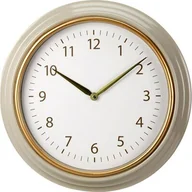 Zegary - Zegar EXCELLENT HOUSEWERE 50 cm Biało-złoty - miniaturka - grafika 1