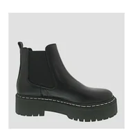 Botki damskie - Sztyblety damskie skórzane Steve Madden Veerly Bootie SM11001347-BNB 38 23.8 cm Beżowe (8720236350749). Buty za kostkę damskie - miniaturka - grafika 1