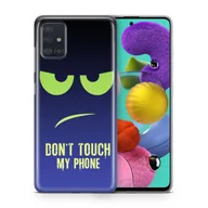 Etui i futerały do telefonów - Etui na telefon komórkowy Pokrowiec ochronny na Huawei P8 Lite 2017 Etui Pokrowiec Torba Zderzak TPU, Model: Huawei P8 Lite 2017, Wybierz wzór: Dont Touch My Phone Zielony Niebieski - miniaturka - grafika 1