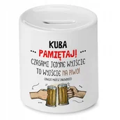 Skarbonki - Dla Komendanta Skarbonka na Urodziny na Prezent z Nadrukiem ze Zdjęciem + Opakowanie na prezent (wzór 01) - miniaturka - grafika 1