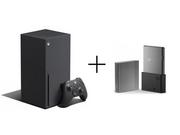 Konsole Xbox - MICROSOFT Konsola Xbox Series X 1TB + Karta rozszerzenia przestrzeni dyskowej 1TB dla konsol Xbox Series X/S STJR1000400 XBOX Series X 2 TB (1+1) - miniaturka - grafika 1