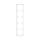 Wyłączniki światła i elektryczne - LEDart LEXMAN pięciokrotna SLIM biały LEXMAN - miniaturka - grafika 1