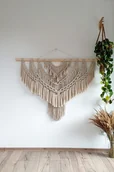 Dekoracje domu - Duża makrama do salonu 150cm - miniaturka - grafika 1