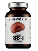 Suplementy naturalne - Mushrooms 4 Life Reishi - Certyfikowana gąbka BIO, 60 kapsułek - miniaturka - grafika 1