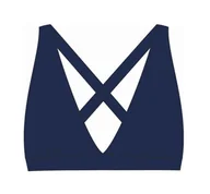 Stroje kąpielowe - Outhorn, Kostium kąpielowy, HOL20-KOS601G (góra), granatowy, rozmiar XS - miniaturka - grafika 1