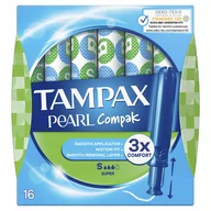 Tampony - Tampax tampony Compaq Pearl Super 16szt - miniaturka - grafika 1