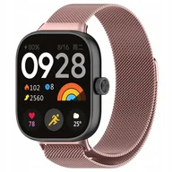 Akcesoria do smartwatchy - Pasek Bizon Strap Watch Chain do Xiaomi Redmi Watch 4 / Band 8 Pro, różowy - miniaturka - grafika 1