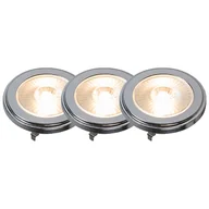Żarówki LED - LUEDD Zestaw 3 ściemnialnych żarówek LED G53 AR111 9W 650lm 3000K - miniaturka - grafika 1