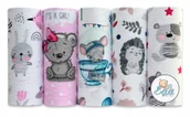 Pieluchy - Ega Pieluchy Flanelowe Wielorazowe 70X80 5-Pak Zestaw Nr 1 5738 - miniaturka - grafika 1