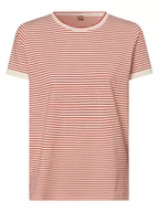 Koszulki i topy damskie - BOSS - T-shirt damski  Emasa_EOSP, czerwony|biały - miniaturka - grafika 1