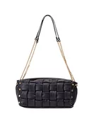 Torebki damskie - faina torebka skórzana damska 25925978, czarny, jeden rozmiar - miniaturka - grafika 1