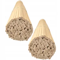 Akcesoria i części AGD - Patyki do Waty Cukrowej 30cm 200szt Kwadratowe Buk - miniaturka - grafika 1