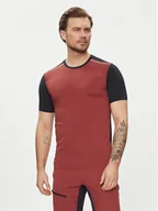 Koszulki rowerowe - CMP Koszulka rowerowa 34N7917 Brązowy Slim Fit - miniaturka - grafika 1