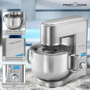 Profi Cook PC-KM 1096 (srebrny) - Roboty kuchenne - miniaturka - grafika 11