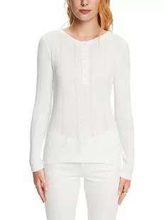 ESPRIT T-shirt damski, 110/Off White, L - Koszulki i topy damskie - miniaturka - grafika 1