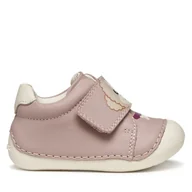 Buty dla dziewczynek - Sneakersy Geox B Tutim B3540B 00085 C8011 Różowy - miniaturka - grafika 1