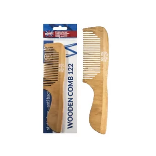 Ronney Ronney Drewniany grzebień Wooden Comb Model RA 00122, rozmiar 184 x 46 mm - Pozostałe akcesoria fryzjerskie - miniaturka - grafika 2