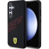 Etui i futerały do telefonów - Ferrari FEHCS24SPINK S24 S921 czarny/black hardcase Big SF Perforated - miniaturka - grafika 1