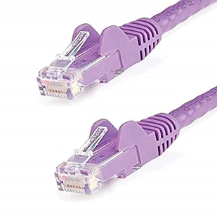StarTech.com 2 m Cat6 Gigabit Snagless kabel krosowy, RJ45 UTP, kabel sieciowy z osłoną ochronną, kabel Cat 6, fioletowy - Kable miedziane - miniaturka - grafika 1