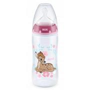 Butelki dla niemowląt - NUK butelka FC+ PP 300ml Disney Bambi smoczek silikonowy 6-18m-cy - miniaturka - grafika 1