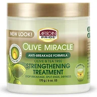 Kosmetyki do stylizacji włosów - African Pride, Olive Miracle Anti-Breakage Cream, Krem do włosów, 177ml - miniaturka - grafika 1