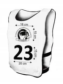 Piłka nożna - Kamizelka Narciarska Znaczniki Dla Szkółek M Biały - miniaturka - grafika 1