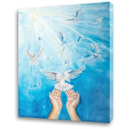 Obraz religijny na płótnie Łaska Ducha Świętego - Ikony i obrazy sakralne - miniaturka - grafika 1