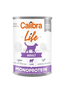 CALIBRA Dog Life Adult Lamb 400g - Mokra karma dla psów - miniaturka - grafika 1