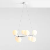 Lampy sufitowe - Aldex Krone lampa wisząca biała kule 1085P 1085P - miniaturka - grafika 1