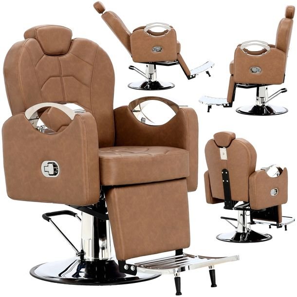 Fotel fryzjerski barberski hydrauliczny do salonu fryzjerskiego Besarion