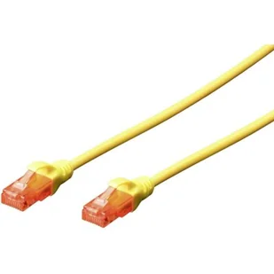 Digitus Patchcord UTP, CAT.6, żółty, 2m DK-1612-020/Y - Patchcordy - miniaturka - grafika 1