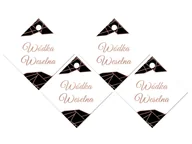 Wesele i ślub - Zawieszki z wstążeczką na wódkę weselną - 12 szt. - miniaturka - grafika 1